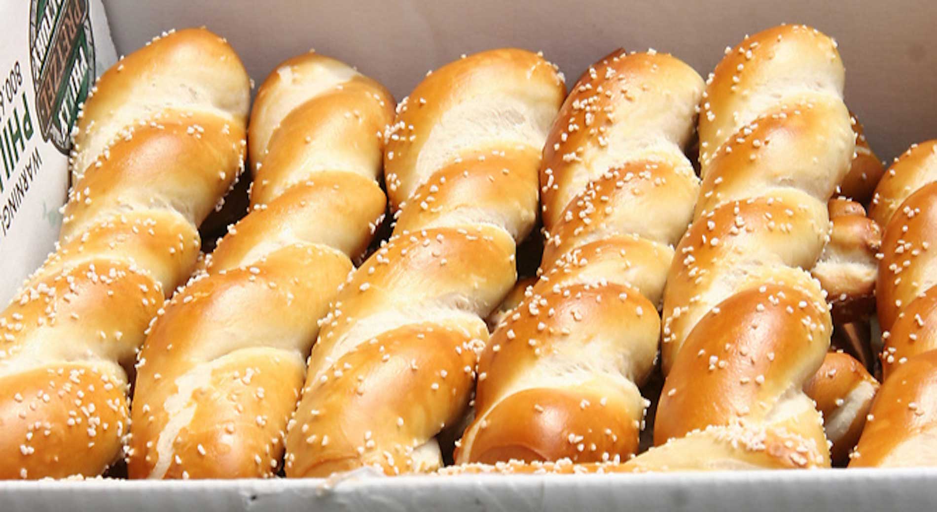 box full of pretzels
