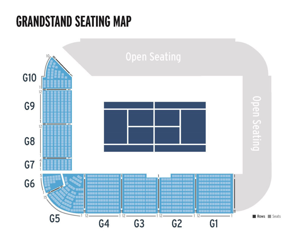 Maps and Seat Views - Cincinnati Open