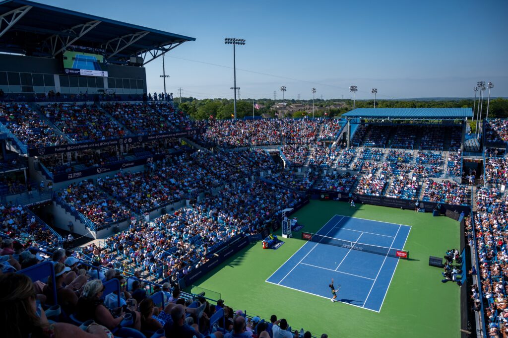 Stadium full of people