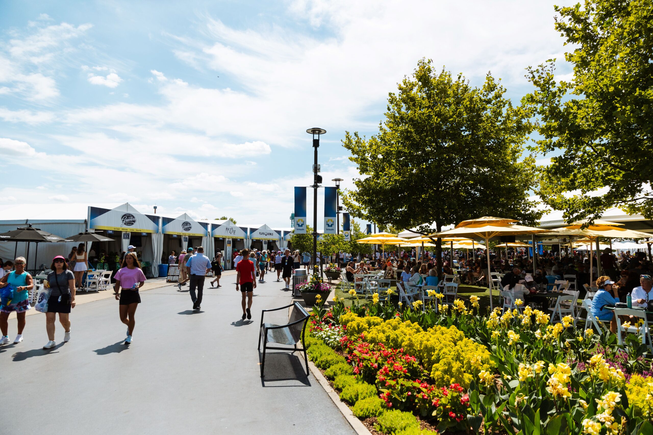 Food court at Cincinnati Open