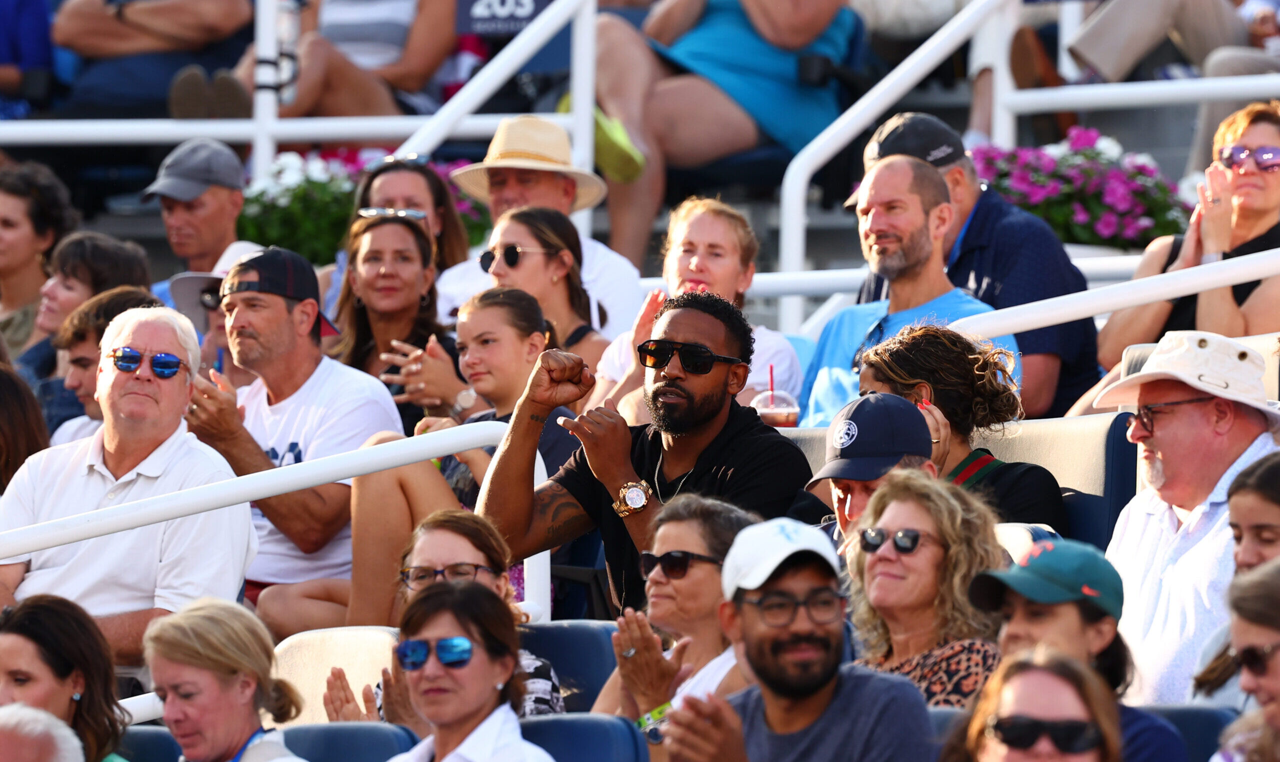 Crowd in stands