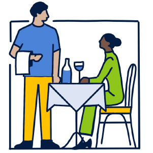 fancy restaurant