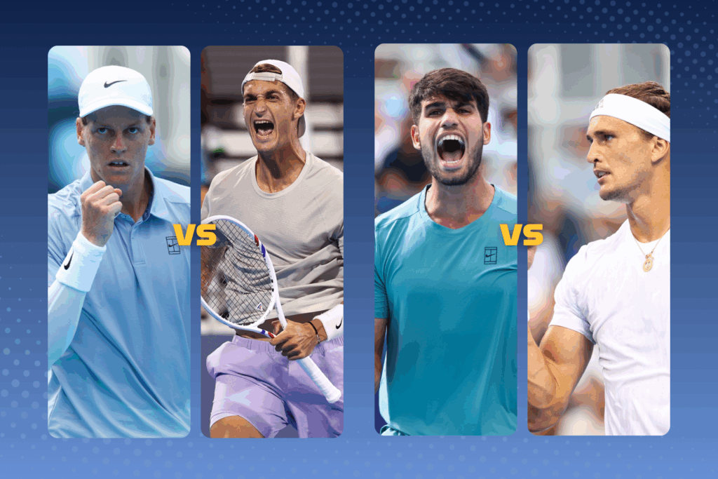 Image of four ATP players