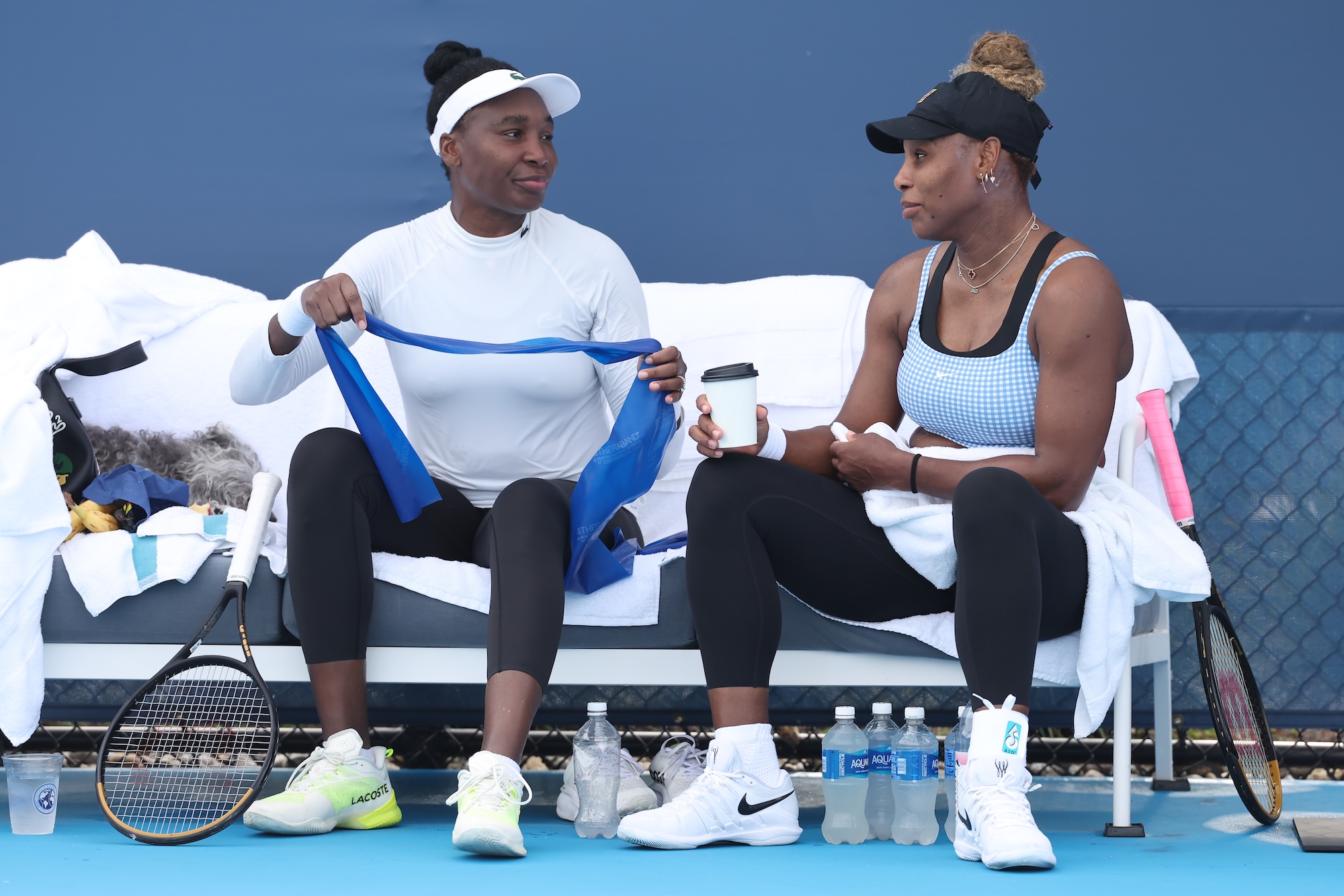 Venus Williams and Serena Williams | Press Conference | Doubles Round One