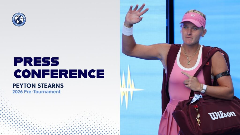 Peyton Stearns sits down at the Cincinnati Open to talk about returning to her backyard, winning the pre-tournament Red Bull Baseline trophy, and using local crowd support as fuel.
